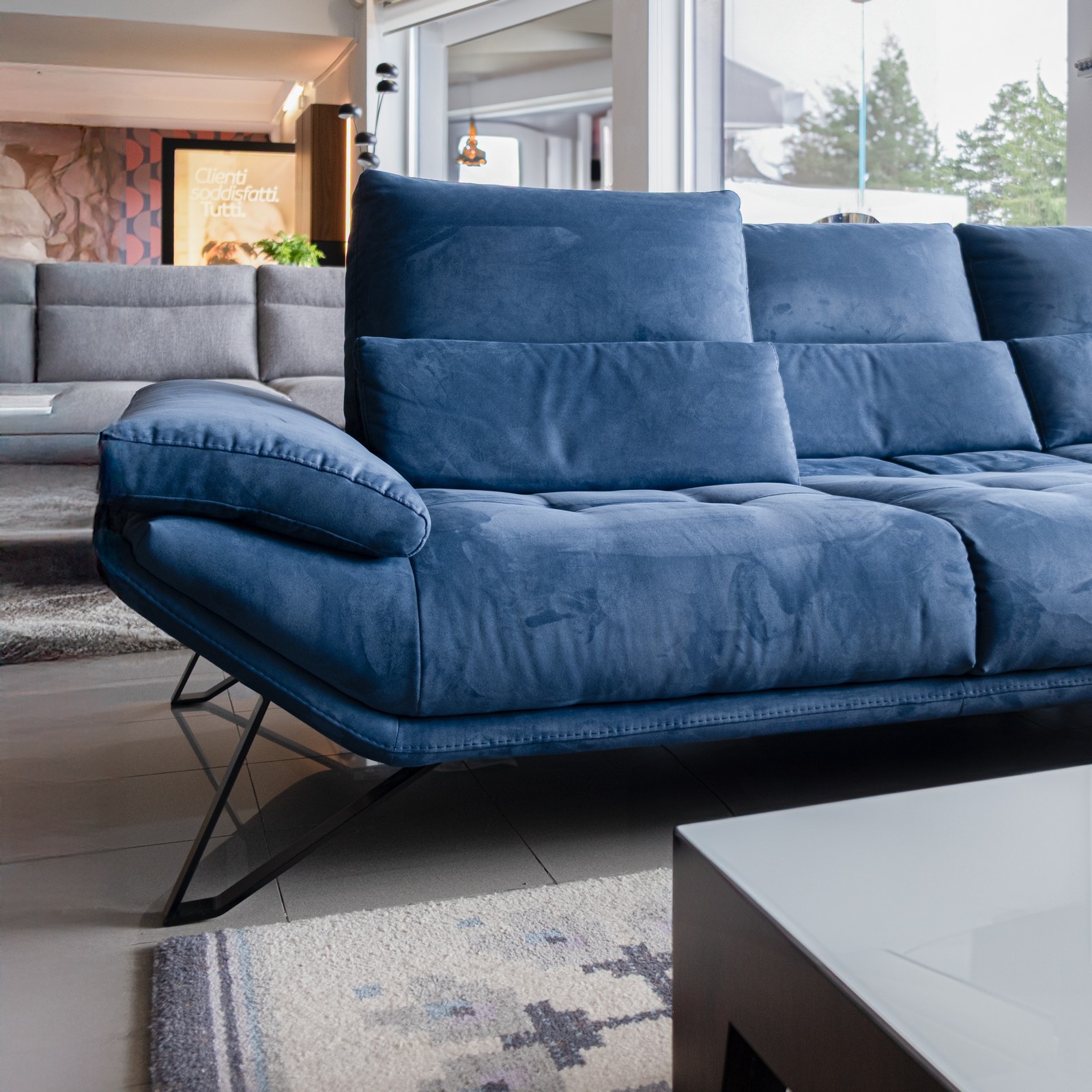 Divano FLY 2.0 – 2 Posti e Mezzo con Chaise Longue CALIA